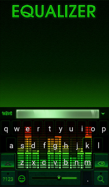 Equalizer Animated Keyboard - عکس برنامه موبایلی اندروید