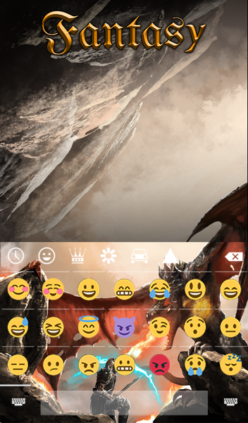 Fantasy Keyboard & Wallpaper - عکس برنامه موبایلی اندروید