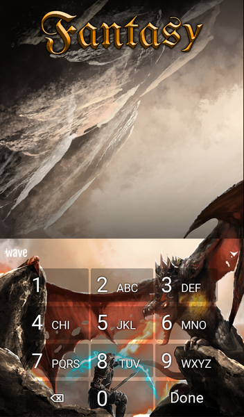 Fantasy Keyboard & Wallpaper - عکس برنامه موبایلی اندروید