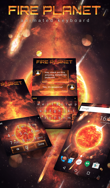 Fire Planet Wallpaper - Image screenshot of android app