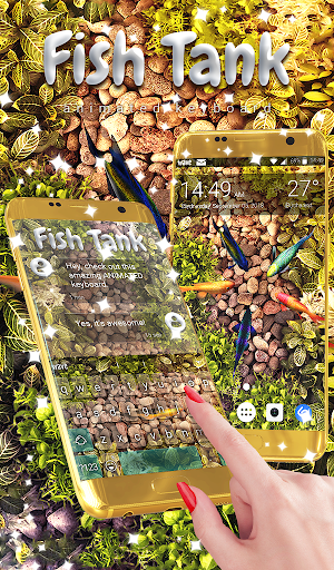 3D Fish Tank Live Wallpaper - Image screenshot of android app