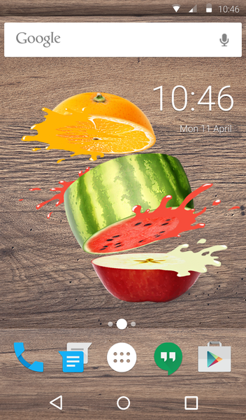 Fruits Animated Keyboard - عکس برنامه موبایلی اندروید