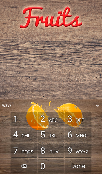 Fruits Animated Keyboard - عکس برنامه موبایلی اندروید