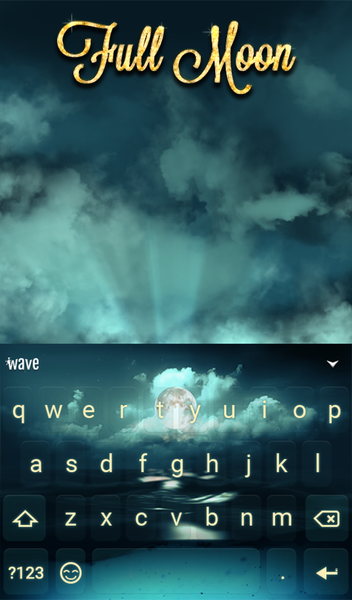 Full Moon Keyboard & Wallpaper - عکس برنامه موبایلی اندروید