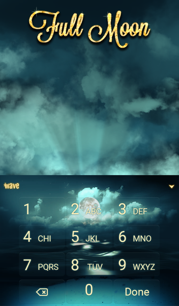 Full Moon Keyboard & Wallpaper - عکس برنامه موبایلی اندروید
