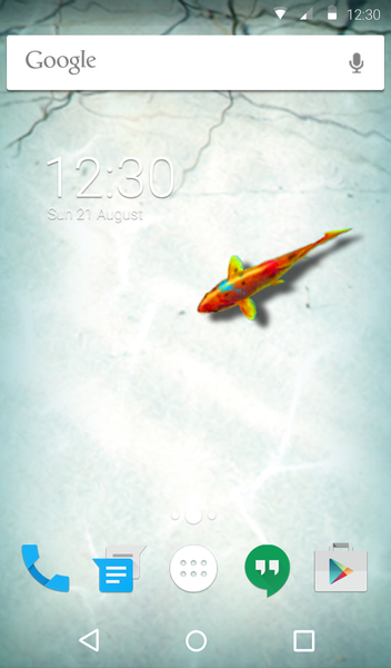 Golden Fish HD Wallpaper Theme - عکس برنامه موبایلی اندروید