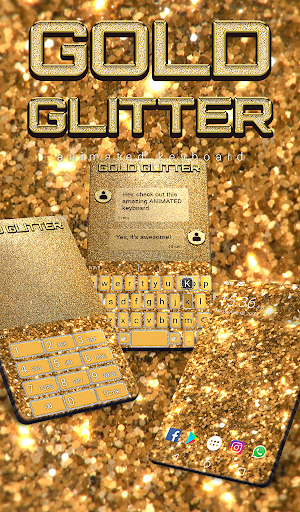 Gold Glitter Wallpaper - عکس برنامه موبایلی اندروید