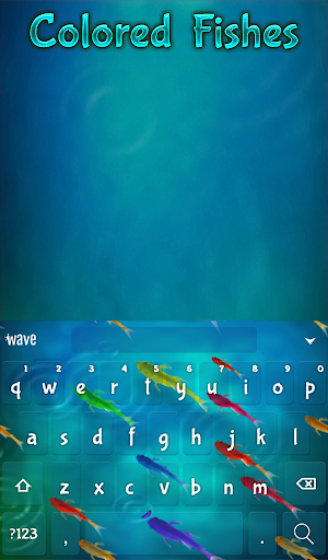 Colorful Fish Wallpaper Theme - Image screenshot of android app