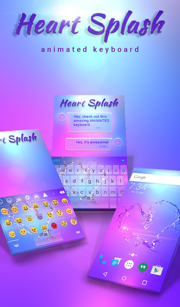 Heart Splash Wallpaper - Image screenshot of android app