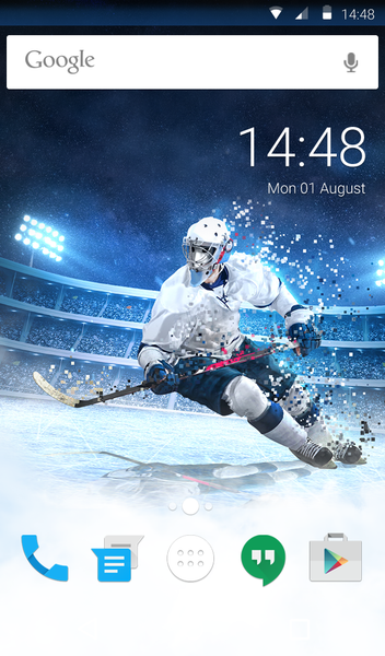 Hockey Animated Keyboard - Image screenshot of android app
