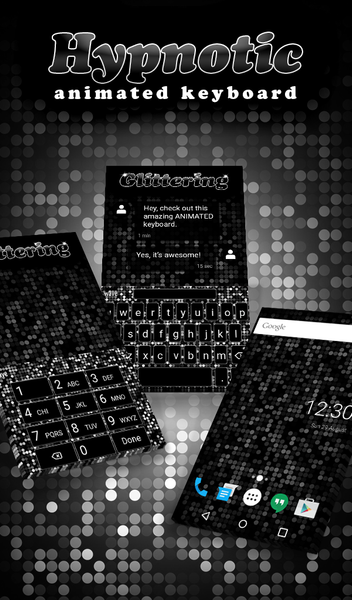 Hypnotic Animated Keyboard - Image screenshot of android app