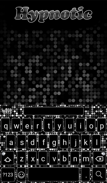 Hypnotic Animated Keyboard - Image screenshot of android app