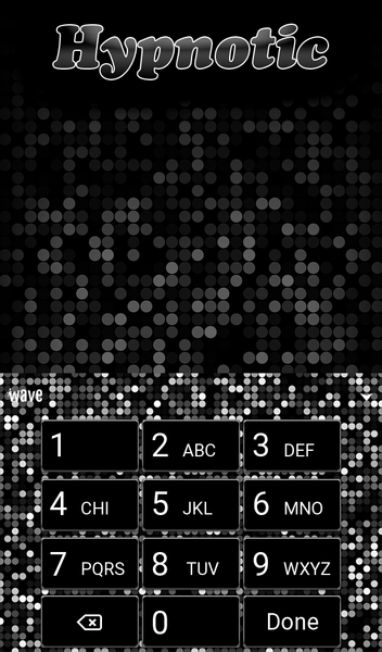 Hypnotic Animated Keyboard - عکس برنامه موبایلی اندروید