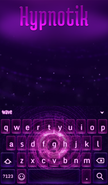 Hypnotik Animated Keyboard - عکس برنامه موبایلی اندروید