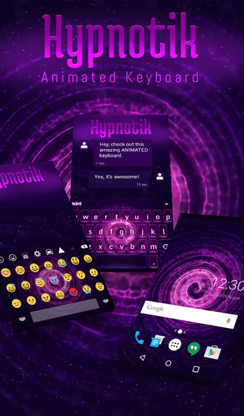 Hypnotik Animated Keyboard - Image screenshot of android app