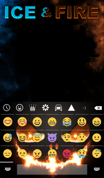 Ice and Fire Wallpaper - Image screenshot of android app