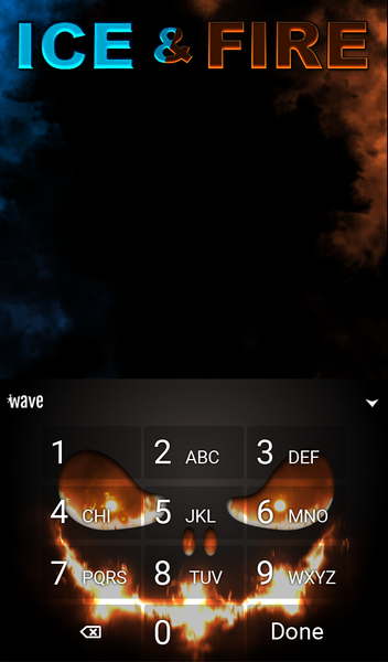 Ice and Fire Wallpaper - Image screenshot of android app