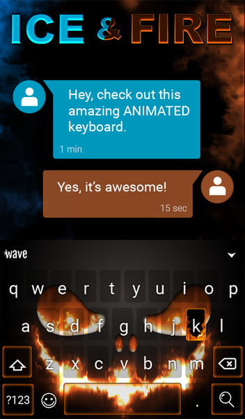 Ice and Fire Wallpaper - Image screenshot of android app