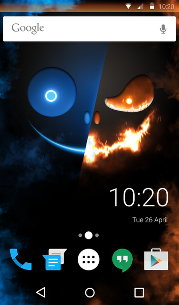 Ice and Fire Wallpaper - Image screenshot of android app
