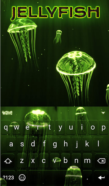 Jellyfish Keyboard & Wallpaper - Image screenshot of android app