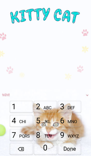 Kitty Cat Keyboard & Wallpaper - عکس برنامه موبایلی اندروید