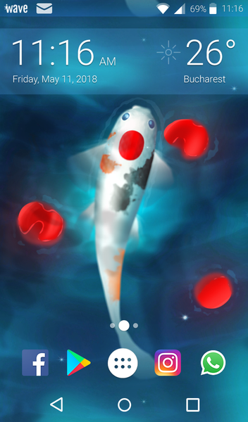Koi Fish Keyboard & Wallpaper - عکس برنامه موبایلی اندروید