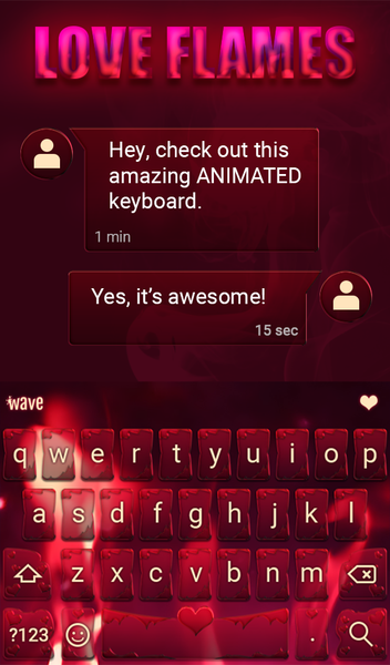 Love Flames Wallpaper - عکس برنامه موبایلی اندروید