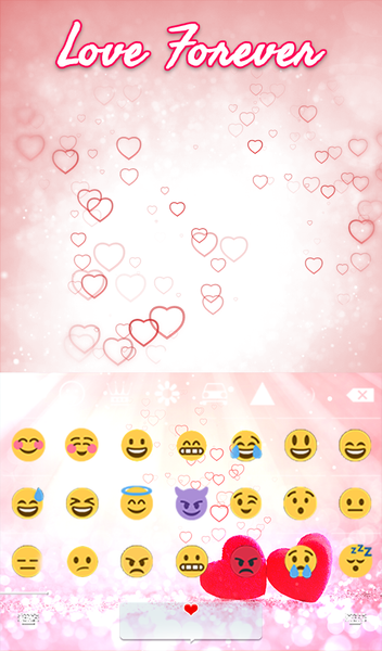 Love Wallpaper Keyboard Theme - عکس برنامه موبایلی اندروید