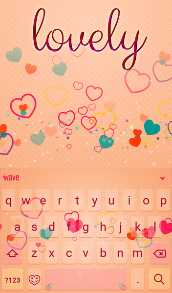 Lovely Keyboard & Wallpaper - Image screenshot of android app