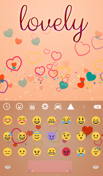 Lovely Keyboard & Wallpaper - عکس برنامه موبایلی اندروید