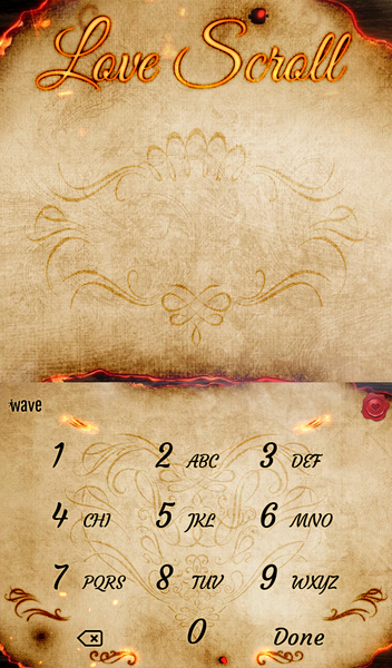 Love Scroll Animated Keyboard - عکس برنامه موبایلی اندروید