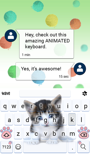 Meow Keyboard & Wallpaper - عکس برنامه موبایلی اندروید