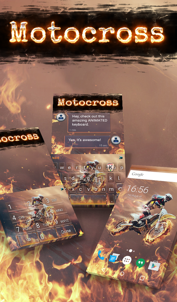 Motocross Live Wallpaper Theme - عکس برنامه موبایلی اندروید