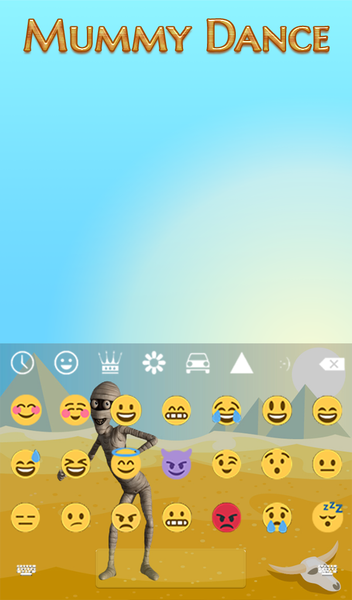 Mummy Dance Keyboard Theme HD - عکس برنامه موبایلی اندروید