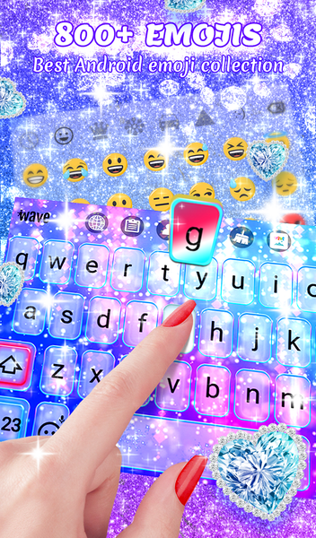 Neon Glitter Wallpaper Theme - عکس برنامه موبایلی اندروید