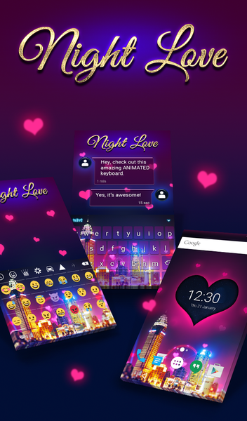Night Love Wallpaper - Image screenshot of android app