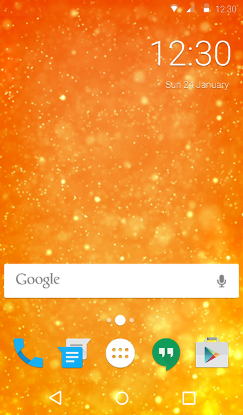 Orange Animated Keyboard - عکس برنامه موبایلی اندروید