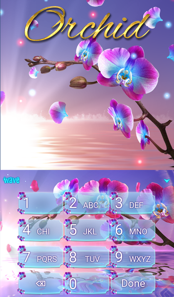 Orchid Keyboard & Wallpaper - عکس برنامه موبایلی اندروید