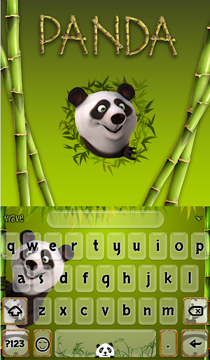 Panda Keyboard & Wallpaper - Image screenshot of android app