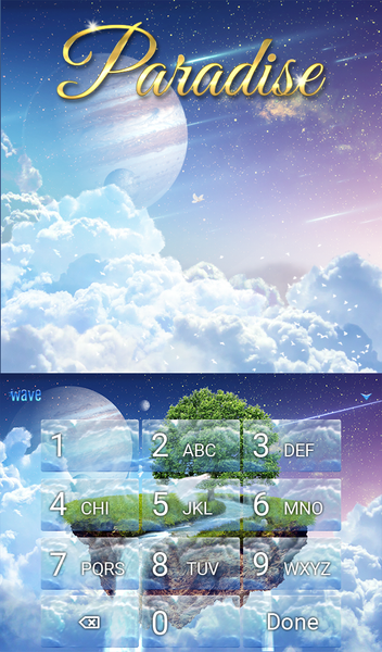 Paradise Keyboard & Wallpaper - عکس برنامه موبایلی اندروید