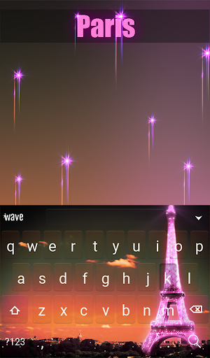 Paris Wallpaper Keyboard Theme - Image screenshot of android app