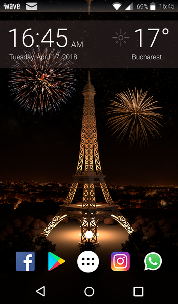 Paris Night Wallpaper - عکس برنامه موبایلی اندروید