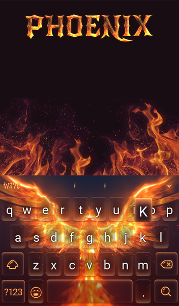 Phoenix Keyboard & Wallpaper - عکس برنامه موبایلی اندروید