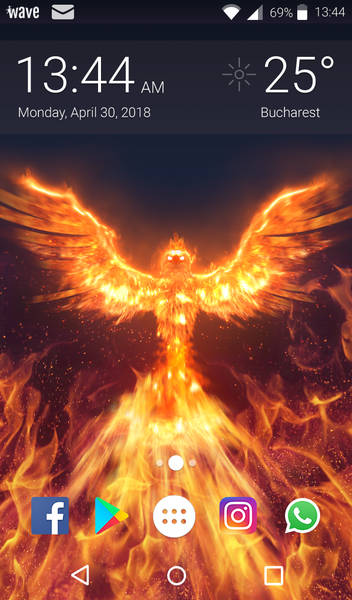 Phoenix Keyboard & Wallpaper - عکس برنامه موبایلی اندروید