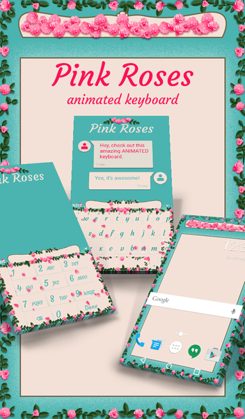 Pink Roses Wallpaper - عکس برنامه موبایلی اندروید