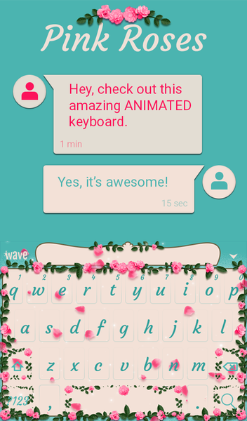 Pink Roses Wallpaper - Image screenshot of android app