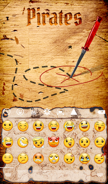 Pirates Animated Keyboard - عکس برنامه موبایلی اندروید