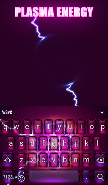 Plasma Keyboard & Wallpaper - Image screenshot of android app