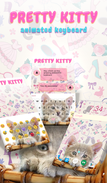 Pretty Kitty Wallpaper - عکس برنامه موبایلی اندروید