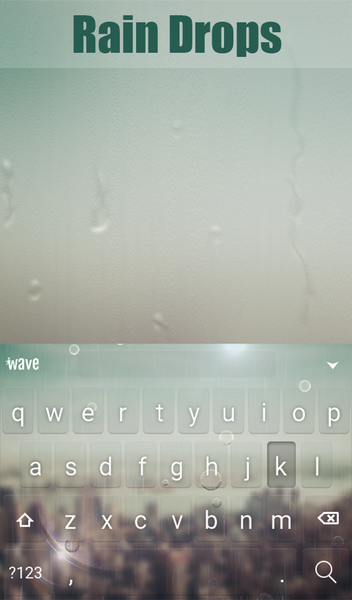 Rain Drops Wallpaper - Image screenshot of android app